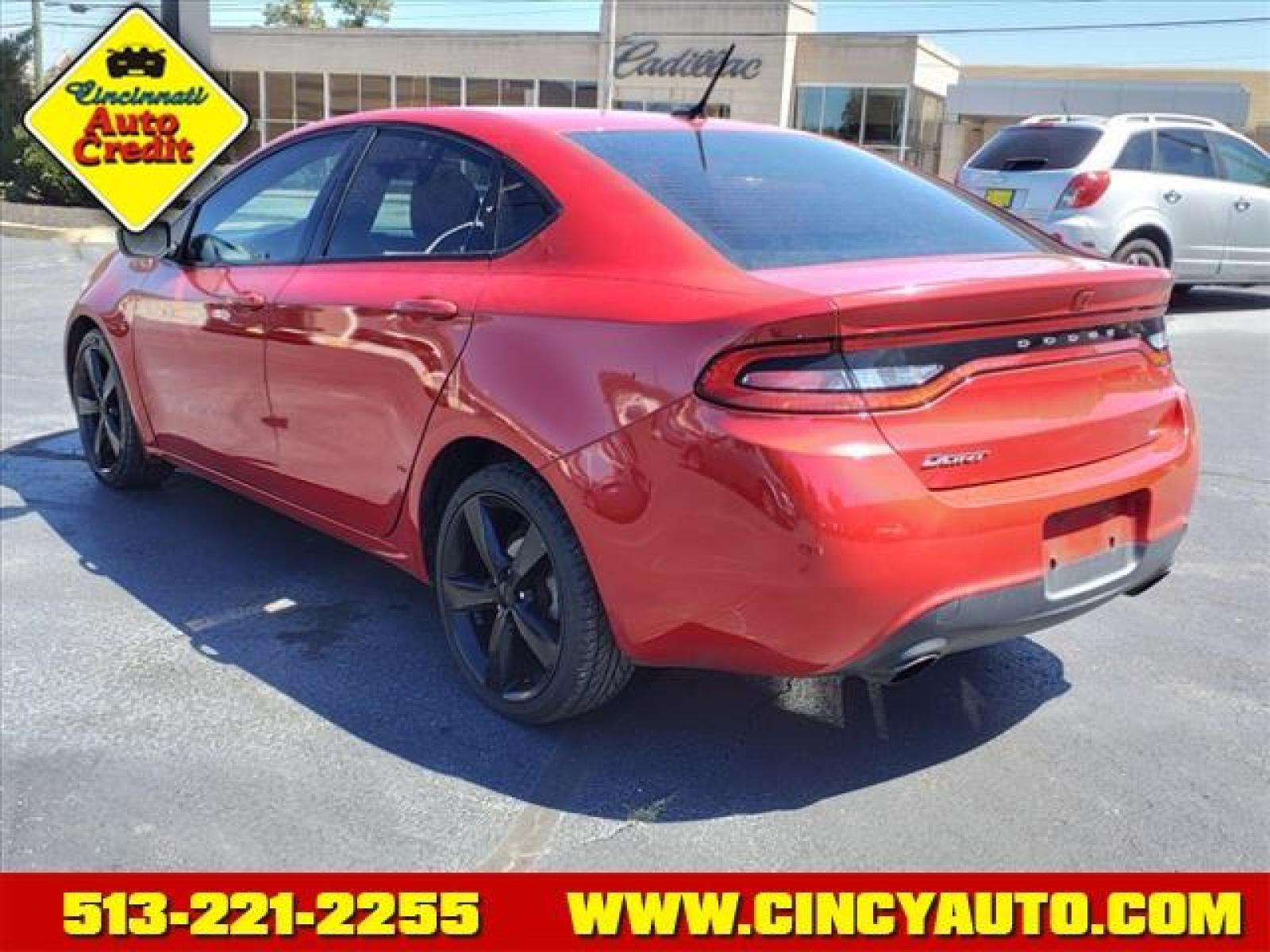 2015 Passion Red Pearl Coat Dodge Dart SXT (1C3CDFBB4FD) with an 2.4L 2.4L I4 180hp 171ft. lbs. Sequential Multiport Fuel Injection engine, 6-Speed Double Clutch transmission, located at 2813 Gilbert Avenue, Cincinnati, OH, 45206, (513) 221-2255, 39.130219, -84.489189 - Photo #2
