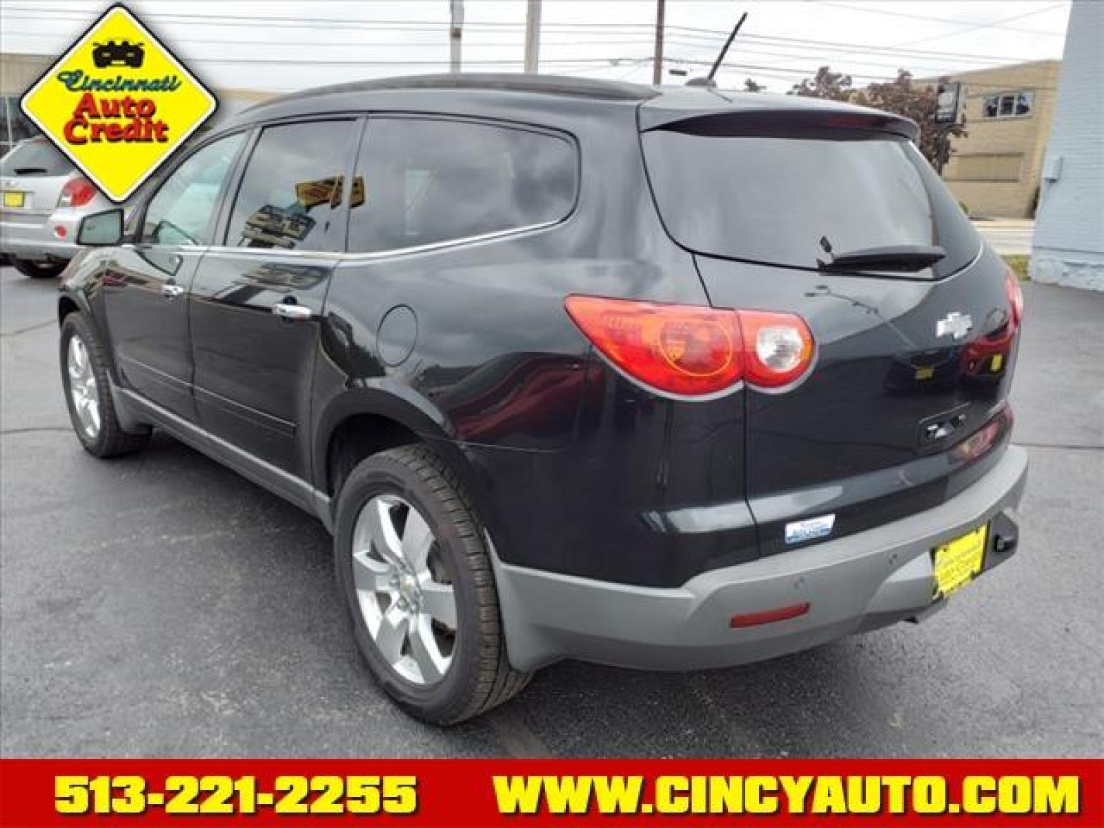 2012 Black Granite Metallic Chevrolet Traverse LT (1GNKRGED4CJ) with an 3.6L 3.6L V6 281hp 266ft. lbs. Direct Injection engine, 6-Speed Shiftable Automatic transmission, located at 2813 Gilbert Avenue, Cincinnati, OH, 45206, (513) 221-2255, 39.130219, -84.489189 - Photo #2