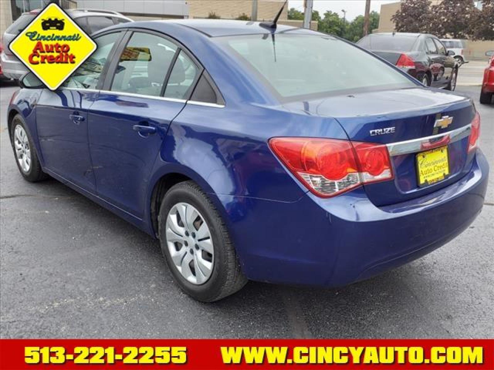 2012 Blue Granite Metallic Chevrolet Cruze LS (1G1PC5SH6C7) with an 1.8L Ecotec 1.8L Flex Fuel I4 Sequential Multiport Fuel Injection engine, 6-Speed Shiftable Automatic transmission, located at 2813 Gilbert Avenue, Cincinnati, OH, 45206, (513) 221-2255, 39.130219, -84.489189 - Photo #2