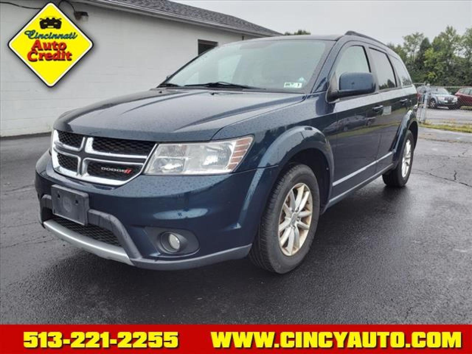 2014 Fathom Blue Pearl Coat Dodge Journey SXT (3C4PDDBG5ET) with an 3.6L Pentastar 3.6L V6 283hp 2 Sequential Multiport Fuel Injection engine, 6-Speed Shiftable Automatic transmission, located at 5489 Dixie Highway, Fairfield, OH, 45014, (513) 221-2255, 39.333084, -84.523834 - Photo #0