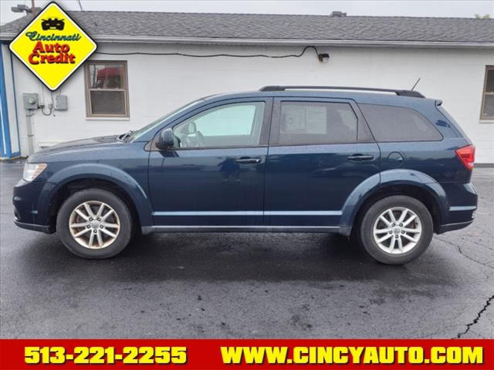 2014 Fathom Blue Pearl Coat Dodge Journey SXT (3C4PDDBG5ET) with an 3.6L Pentastar 3.6L V6 283hp 2 Sequential Multiport Fuel Injection engine, 6-Speed Shiftable Automatic transmission, located at 5489 Dixie Highway, Fairfield, OH, 45014, (513) 221-2255, 39.333084, -84.523834 - Photo #1