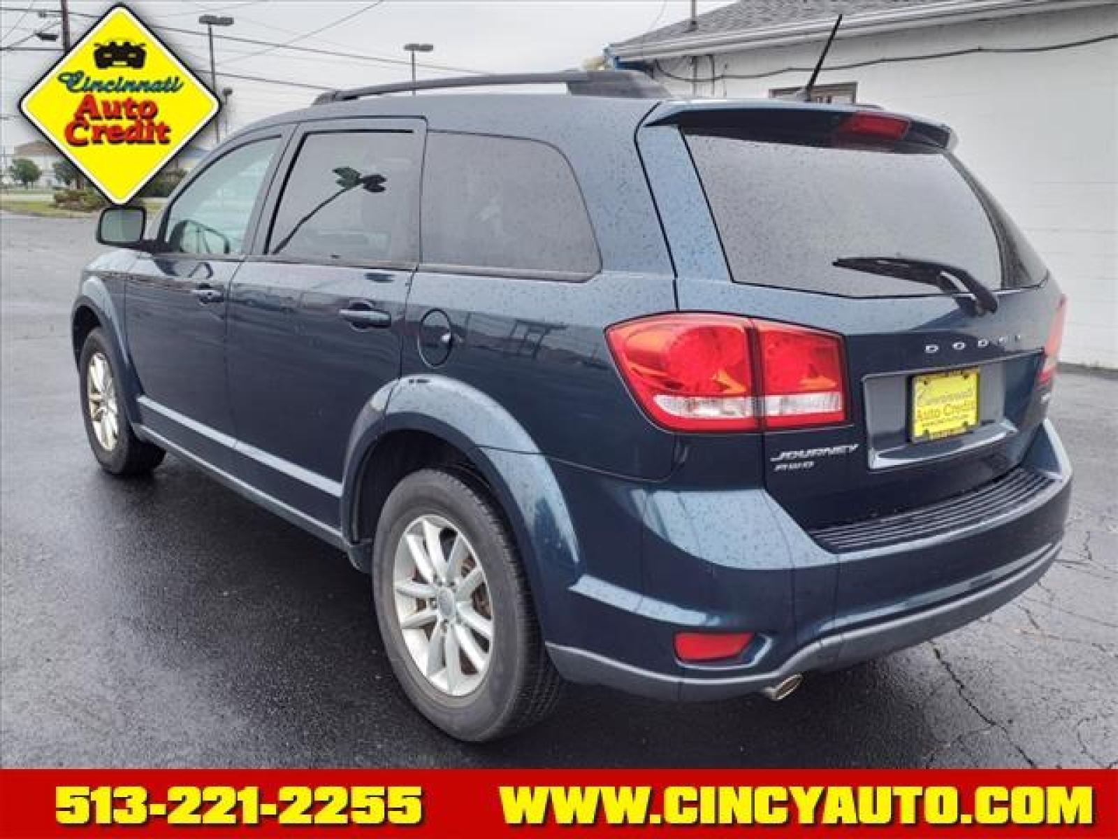 2014 Fathom Blue Pearl Coat Dodge Journey SXT (3C4PDDBG5ET) with an 3.6L Pentastar 3.6L V6 283hp 2 Sequential Multiport Fuel Injection engine, 6-Speed Shiftable Automatic transmission, located at 5489 Dixie Highway, Fairfield, OH, 45014, (513) 221-2255, 39.333084, -84.523834 - Photo #2