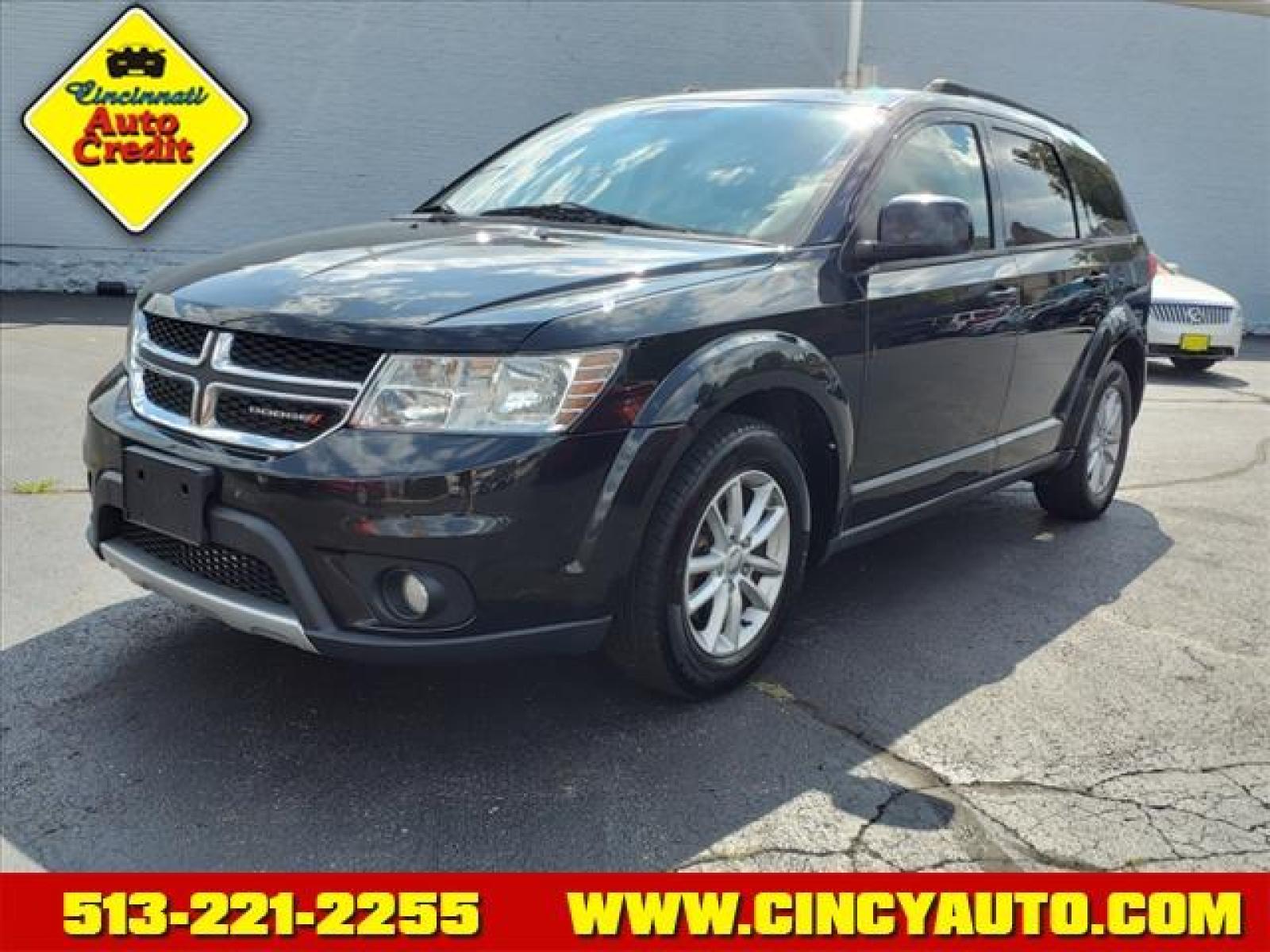 2013 Brilliant Black Crystal Pearl Coat Dodge Journey SXT (3C4PDCBB4DT) with an 2.4L 2.4L I4 173hp 166ft. lbs. Sequential Multiport Fuel Injection engine, 4-Speed Shiftable Automatic transmission, located at 2813 Gilbert Avenue, Cincinnati, OH, 45206, (513) 221-2255, 39.130219, -84.489189 - Photo #0
