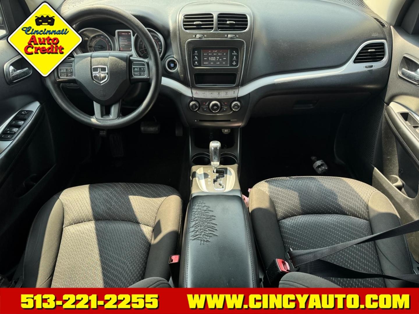 2017 Pitch Black Clear Coat Px8 Dodge Journey SXT (3C4PDCBG2HT) with an 3.6L Pentastar 3.6L Flex Fuel V6 283hp 260ft. lbs. Sequential Multiport Fuel Injection engine, 6-Speed Shiftable Automatic transmission, located at 5489 Dixie Highway, Fairfield, OH, 45014, (513) 221-2255, 39.333084, -84.523834- Photo#3