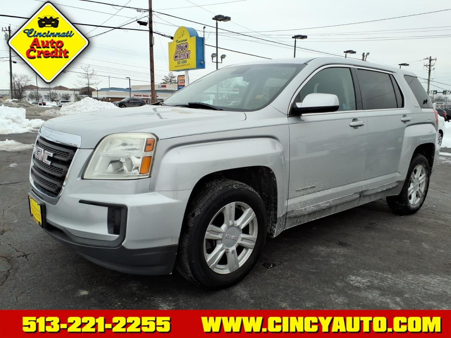 2016 Quicksilver Metallic GMC Terrain SLE-1 (2GKALMEK3G6) with an 2.4L Ecotec 2.4L I4 182hp 172ft. lbs. Direct Injection engine, 6-Speed Shiftable Automatic transmission, located at 5489 Dixie Highway, Fairfield, OH, 45014, (513) 221-2255, 39.333084, -84.523834 - Photo#0