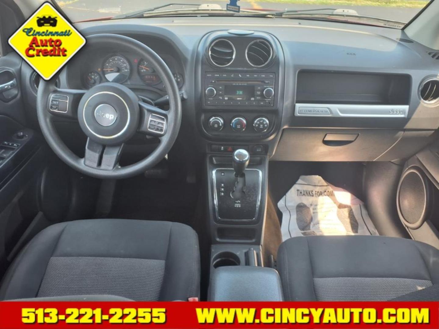2014 Deep Cherry Red Crystal Pearl Coat Jeep Compass Sport (1C4NJCBB5ED) with an 2.4L 2.4L I4 172hp 165ft. lbs. Sequential Multiport Fuel Injection engine, 6-Speed Shiftable Automatic transmission, located at 5489 Dixie Highway, Fairfield, OH, 45014, (513) 221-2255, 39.333084, -84.523834 - Photo#3