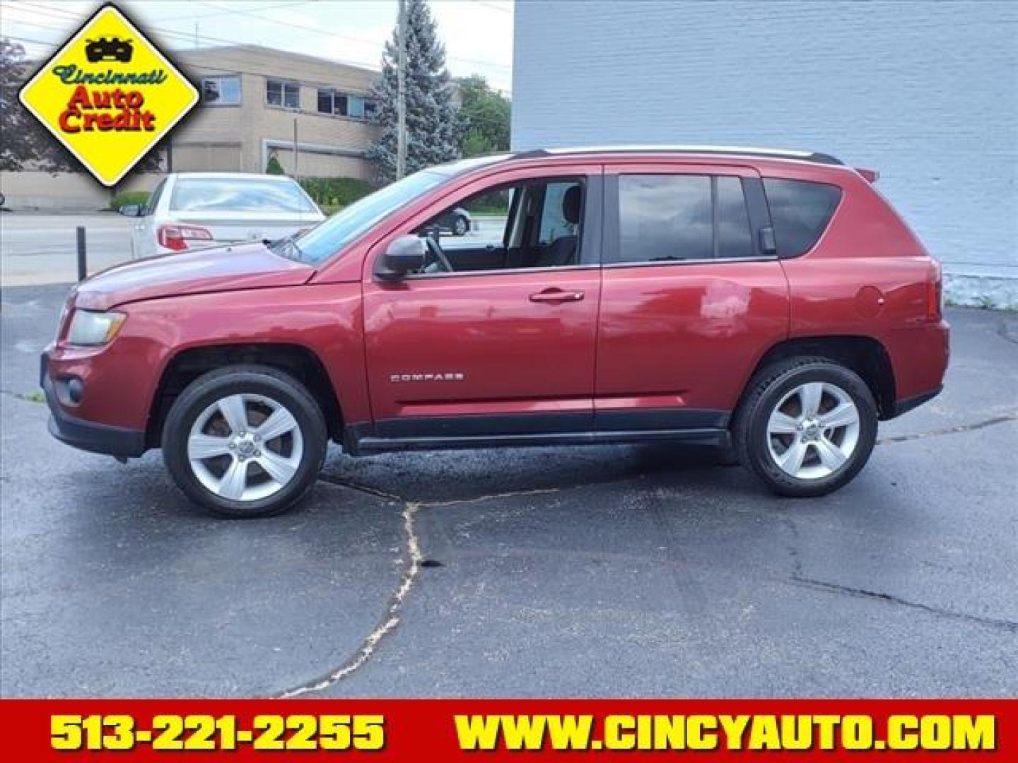 2014 Deep Cherry Red Crystal Pearl Coat Jeep Compass Sport (1C4NJCBB5ED) with an 2.4L 2.4L I4 172hp 165ft. lbs. Sequential Multiport Fuel Injection engine, 6-Speed Shiftable Automatic transmission, located at 5489 Dixie Highway, Fairfield, OH, 45014, (513) 221-2255, 39.333084, -84.523834 - Photo#0