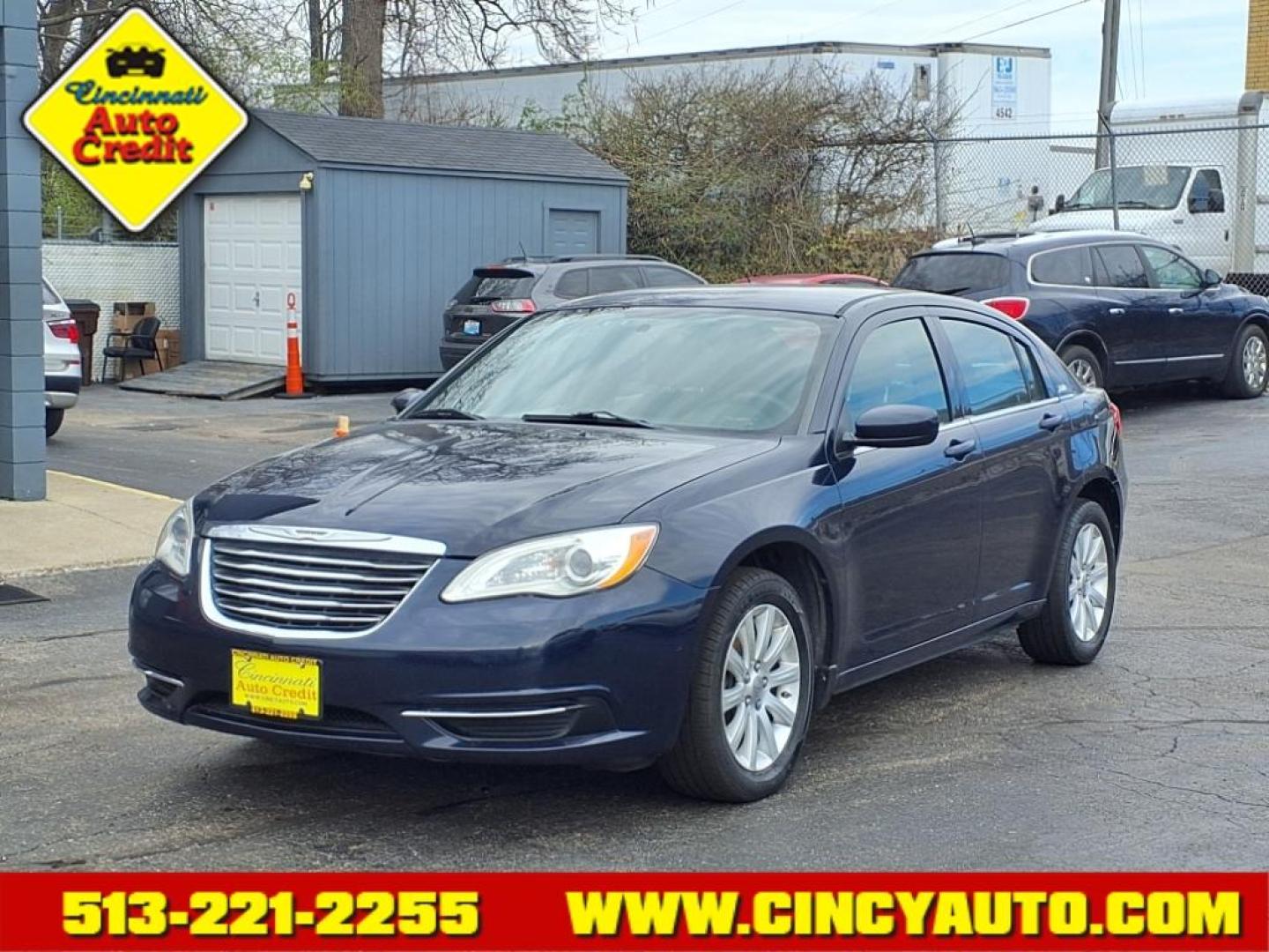 2014 True Blue Pearl Coat Pbu Chrysler 200 Touring (1C3CCBBBXEN) with an 2.4L 2.4L I4 173hp 166ft. lbs. Sequential Multiport Fuel Injection engine, 4-Speed Automatic transmission, located at 2813 Gilbert Avenue, Cincinnati, OH, 45206, (513) 221-2255, 39.130219, -84.489189 - Photo#0