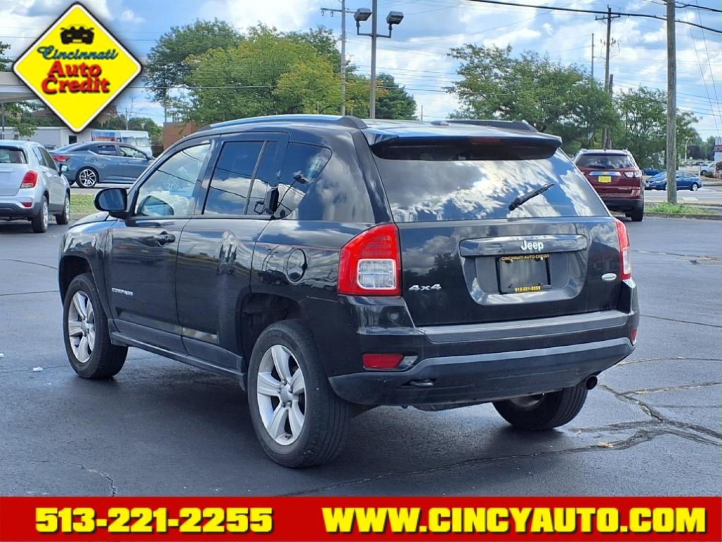2012 Black Clear Coat Jeep Compass Latitude (1C4NJDEB9CD) with an 2.4L 2.4L I4 172hp 165ft. lbs. Sequential Multiport Fuel Injection engine, CVT w/Off-Road Crawl Ratio transmission, located at 5489 Dixie Highway, Fairfield, OH, 45014, (513) 221-2255, 39.333084, -84.523834 - Photo#2
