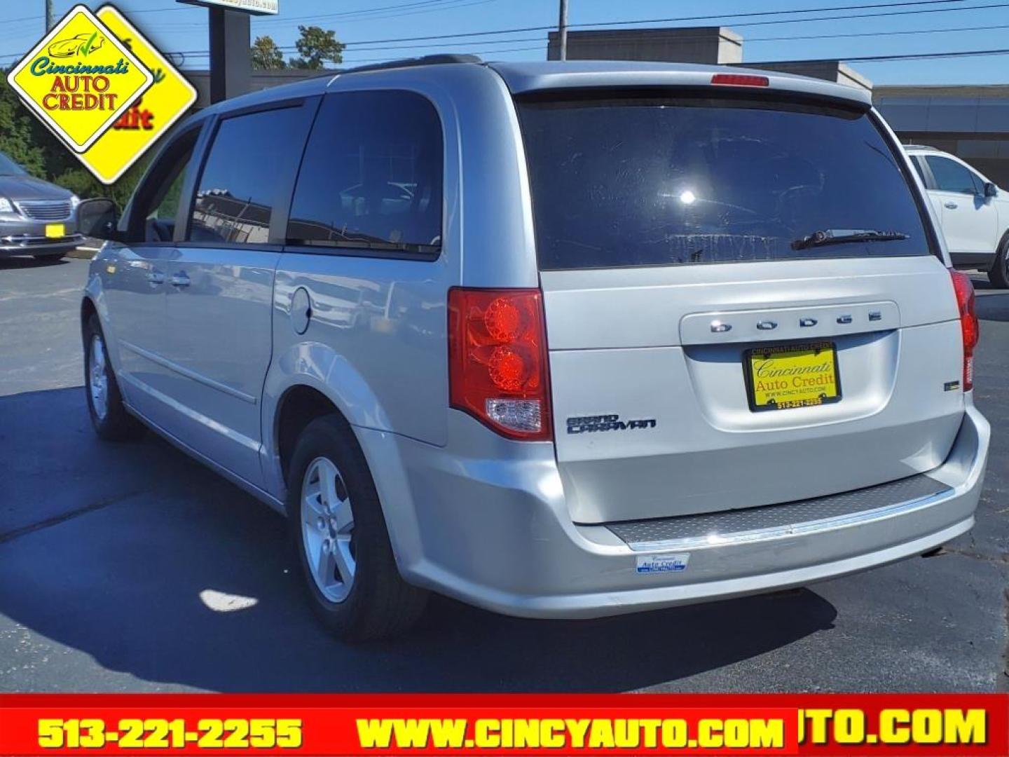 2012 Bright Silver Metallic Clear Coat Dodge Grand Caravan SXT (2C4RDGCG6CR) with an 3.6L Pentastar 3.6L Flex Fuel V6 283hp 260ft. lbs. Sequential Multiport Fuel Injection engine, 6-Speed Shiftable Automatic transmission, located at 2813 Gilbert Avenue, Cincinnati, OH, 45206, (513) 221-2255, 39.130219, -84.489189 - Photo#2