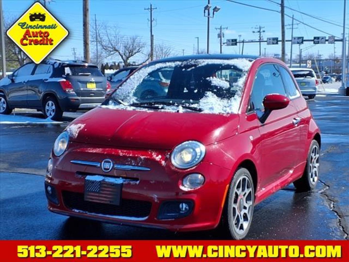2015 Rosso Brillante Pra FIAT 500 Sport (3C3CFFBR1FT) with an 1.4L 1.4L I4 101hp 98ft. lbs. Sequential Multiport Fuel Injection engine, 6-Speed Shiftable Automatic transmission, located at 5489 Dixie Highway, Fairfield, OH, 45014, (513) 221-2255, 39.333084, -84.523834 - Photo#0