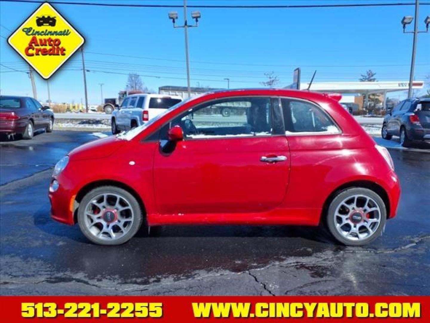 2015 Rosso Brillante Pra FIAT 500 Sport (3C3CFFBR1FT) with an 1.4L 1.4L I4 101hp 98ft. lbs. Sequential Multiport Fuel Injection engine, 6-Speed Shiftable Automatic transmission, located at 5489 Dixie Highway, Fairfield, OH, 45014, (513) 221-2255, 39.333084, -84.523834 - Photo#1