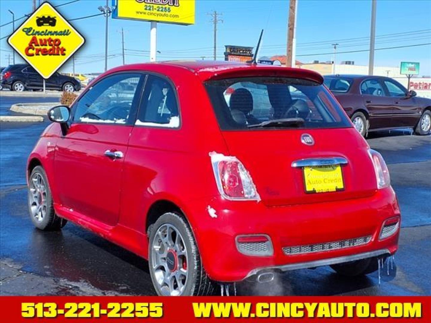 2015 Rosso Brillante Pra FIAT 500 Sport (3C3CFFBR1FT) with an 1.4L 1.4L I4 101hp 98ft. lbs. Sequential Multiport Fuel Injection engine, 6-Speed Shiftable Automatic transmission, located at 5489 Dixie Highway, Fairfield, OH, 45014, (513) 221-2255, 39.333084, -84.523834 - Photo#2