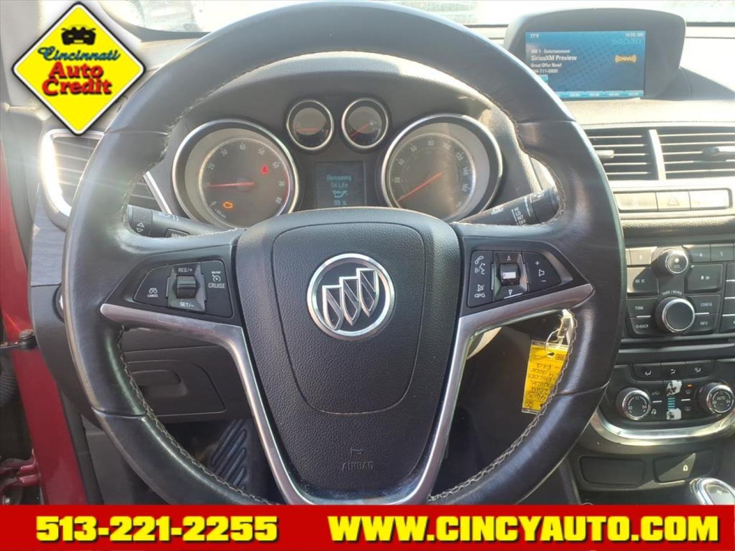 2014 Ruby Red Metallic Buick Encore Convenience (KL4CJBSB3EB) with an 1.4L Ecotec 1.4L Turbo I4 138hp 148ft. lbs. Sequential Multiport Fuel Injection engine, 6-Speed Shiftable Automatic transmission, located at 5489 Dixie Highway, Fairfield, OH, 45014, (513) 221-2255, 39.333084, -84.523834 - Photo#5