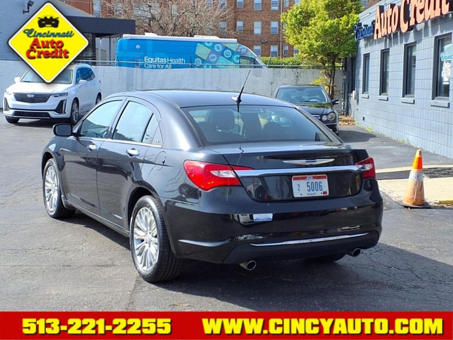 2011 Brilliant Black Crystal Pearl Coat Chrysler 200 Limited (1C3BC2FG7BN) with an 3.6L Pentastar 3.6L Flex Fuel V6 283hp 260ft. lbs. Sequential Multiport Fuel Injection engine, 6-Speed Shiftable Automatic transmission, located at 2813 Gilbert Avenue, Cincinnati, OH, 45206, (513) 221-2255, 39.130219, -84.489189 - Photo#2