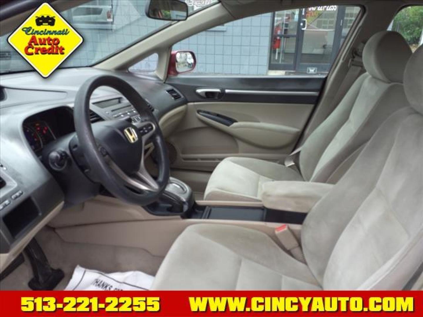 2009 Dk. Red Honda Civic EX (1HGFA16879L) with an 1.8L 1.8L I4 140hp 128ft. lbs. Fuel Injected engine, 5-Speed Automatic transmission, located at 2813 Gilbert Avenue, Cincinnati, OH, 45206, (513) 221-2255, 39.130219, -84.489189 - Photo#5