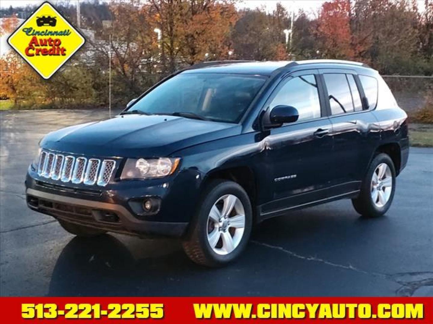2014 Black Clear Coat Px8 Jeep Compass Latitude (1C4NJDEB9ED) with an 2.4L 2.4L I4 172hp 165ft. lbs. Sequential Multiport Fuel Injection engine, CVT transmission, located at 5489 Dixie Highway, Fairfield, OH, 45014, (513) 221-2255, 39.333084, -84.523834 - Photo#0