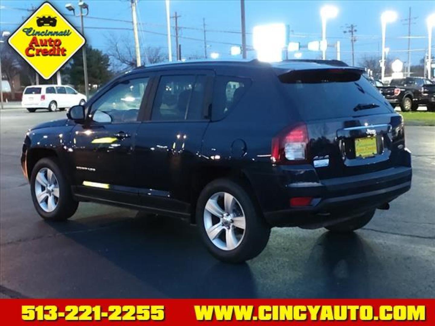 2014 Black Clear Coat Px8 Jeep Compass Latitude (1C4NJDEB9ED) with an 2.4L 2.4L I4 172hp 165ft. lbs. Sequential Multiport Fuel Injection engine, CVT transmission, located at 5489 Dixie Highway, Fairfield, OH, 45014, (513) 221-2255, 39.333084, -84.523834 - Photo#2