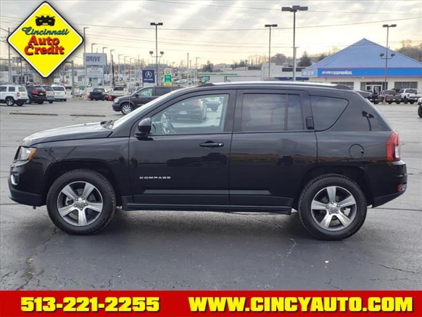 2017 Black Clear Coat Px8 Jeep Compass High Altitude (1C4NJDEBXHD) with an 2.4L 2.4L I4 172hp 165ft. lbs. Sequential Multiport Fuel Injection engine, 6-Speed Shiftable Automatic transmission, located at 5489 Dixie Highway, Fairfield, OH, 45014, (513) 221-2255, 39.333084, -84.523834 - Photo#0