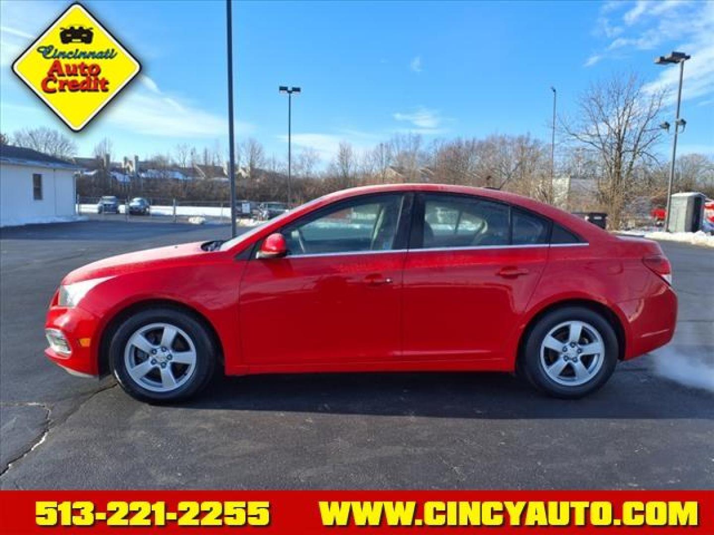 2015 Red Hot G7c Chevrolet Cruze 1LT Auto (1G1PC5SB8F7) with an 1.4L Ecotec 1.4L Turbo I4 138hp 148ft. lbs. Sequential Multiport Fuel Injection engine, 6-Speed Shiftable Automatic w/Overdrive transmission, located at 5489 Dixie Highway, Fairfield, OH, 45014, (513) 221-2255, 39.333084, -84.523834 - Photo#1