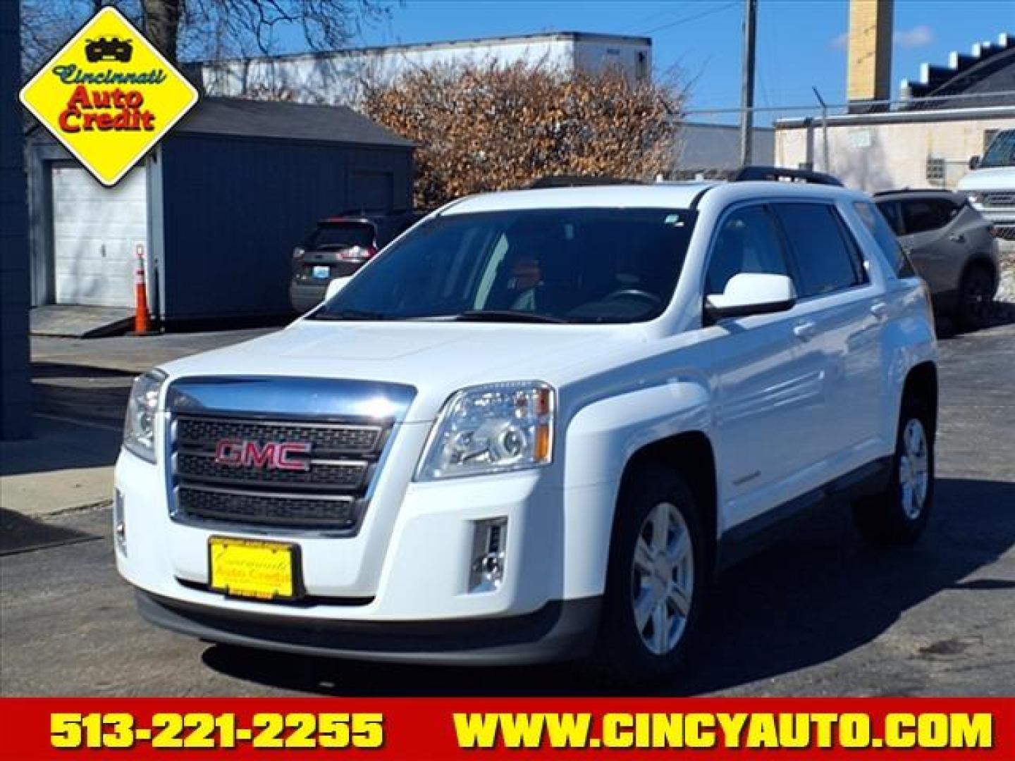 2014 Summit White Gaz GMC Terrain SLT-1 (2GKALSEK1E6) with an 2.4L Ecotec 2.4L I4 182hp 172ft. lbs. Direct Injection engine, 6-Speed Shiftable Automatic transmission, located at 2813 Gilbert Avenue, Cincinnati, OH, 45206, (513) 221-2255, 39.130219, -84.489189 - Photo#0