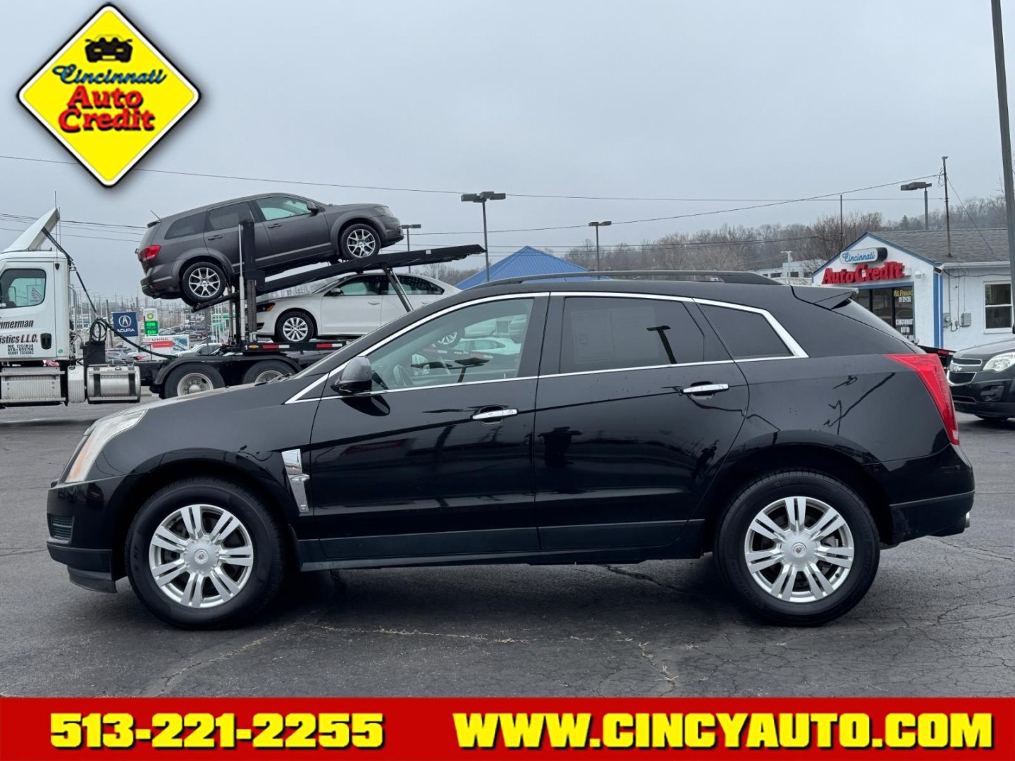 2012 Black Raven Cadillac SRX Base (3GYFNGE39CS) with an 3.6L 3.6L Flex Fuel V6 308hp 265ft. lbs. Direct Injection engine, 6-Speed Shiftable Automatic transmission, located at 5489 Dixie Highway, Fairfield, OH, 45014, (513) 221-2255, 39.333084, -84.523834 - Photo#1