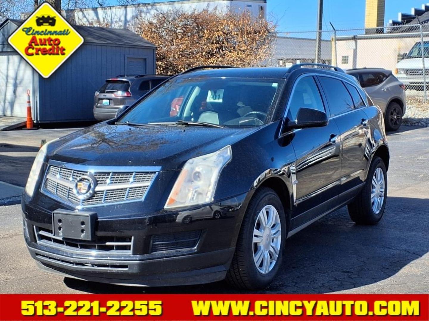 2012 Black Ice Metallic Gar Cadillac SRX Base (3GYFNGE39CS) with an 3.6L 3.6L Flex Fuel V6 308hp 265ft. lbs. Direct Injection engine, 6-Speed Shiftable Automatic transmission, located at 2813 Gilbert Avenue, Cincinnati, OH, 45206, (513) 221-2255, 39.130219, -84.489189 - Photo#0