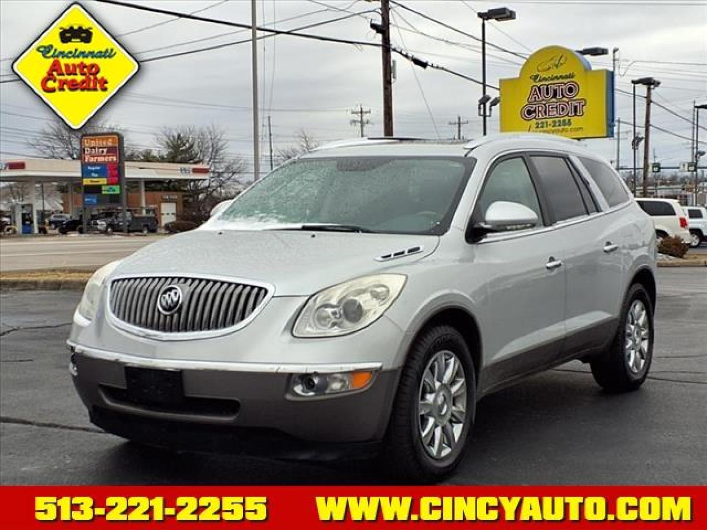 2012 Quicksilver Metallic 17u Buick Enclave Premium (5GAKVDED5CJ) with an 3.6L 3.6L V6 288hp 270ft. lbs. Direct Injection engine, 6-Speed Shiftable Automatic transmission, located at 5489 Dixie Highway, Fairfield, OH, 45014, (513) 221-2255, 39.333084, -84.523834 - Photo#0
