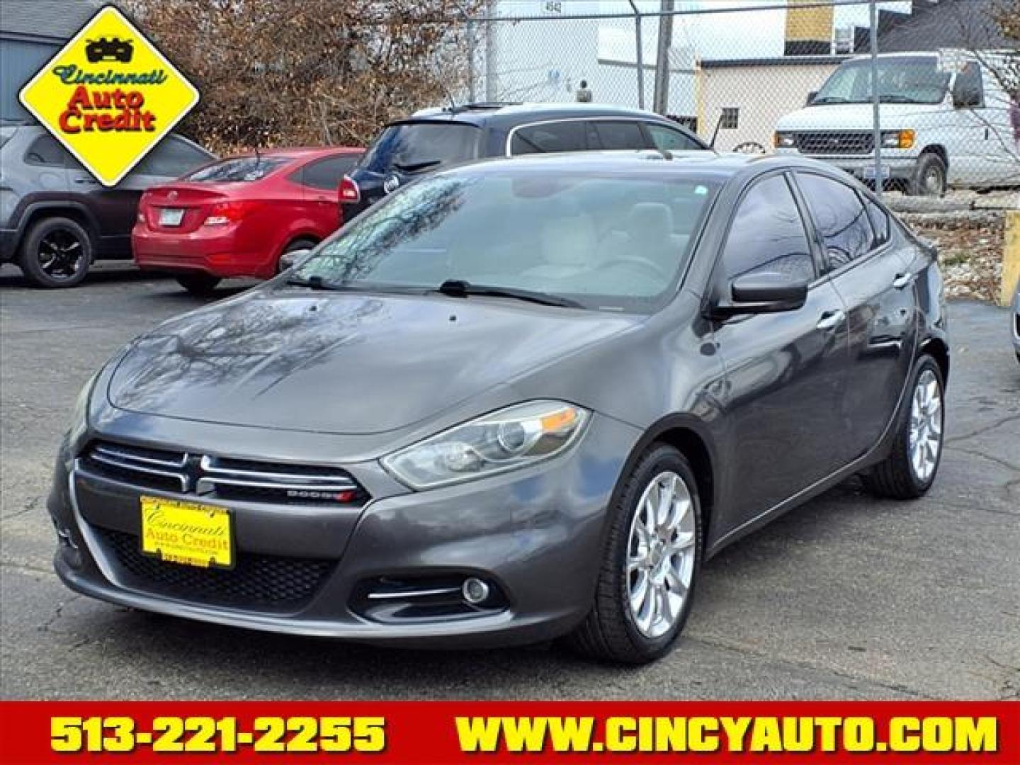 2014 Maximum Steel Metallic Clear Coat Par Dodge Dart Limited (1C3CDFCB9ED) with an 2.4L Tigershark 2.4L I4 184hp 171ft. lbs. Sequential Multiport Fuel Injection engine, 6-Speed Shiftable Automatic transmission, located at 2813 Gilbert Avenue, Cincinnati, OH, 45206, (513) 221-2255, 39.130219, -84.489189 - Photo#0