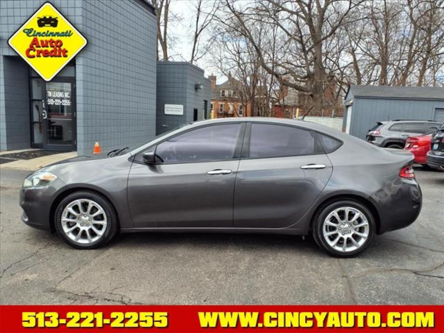 2014 Maximum Steel Metallic Clear Coat Par Dodge Dart Limited (1C3CDFCB9ED) with an 2.4L Tigershark 2.4L I4 184hp 171ft. lbs. Sequential Multiport Fuel Injection engine, 6-Speed Shiftable Automatic transmission, located at 2813 Gilbert Avenue, Cincinnati, OH, 45206, (513) 221-2255, 39.130219, -84.489189 - Photo#1