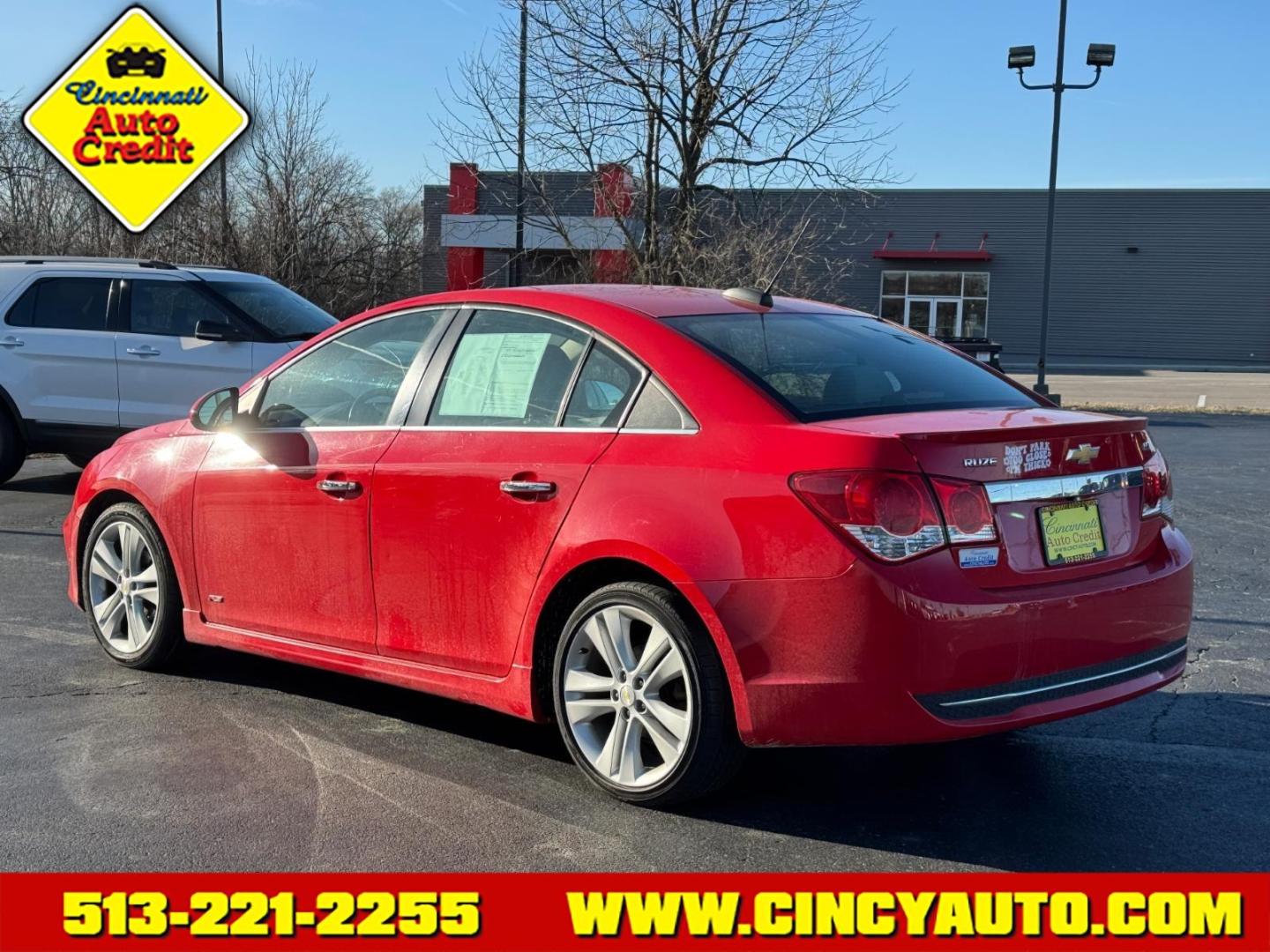 2015 Red Hot Chevrolet Cruze LTZ Auto (1G1PG5SB2F7) with an 1.4L Ecotec 1.4L Turbo I4 138hp 148ft. lbs. Sequential Multiport Fuel Injection engine, 6-Speed Shiftable Automatic w/Overdrive transmission, located at 5489 Dixie Highway, Fairfield, OH, 45014, (513) 221-2255, 39.333084, -84.523834 - Photo#2