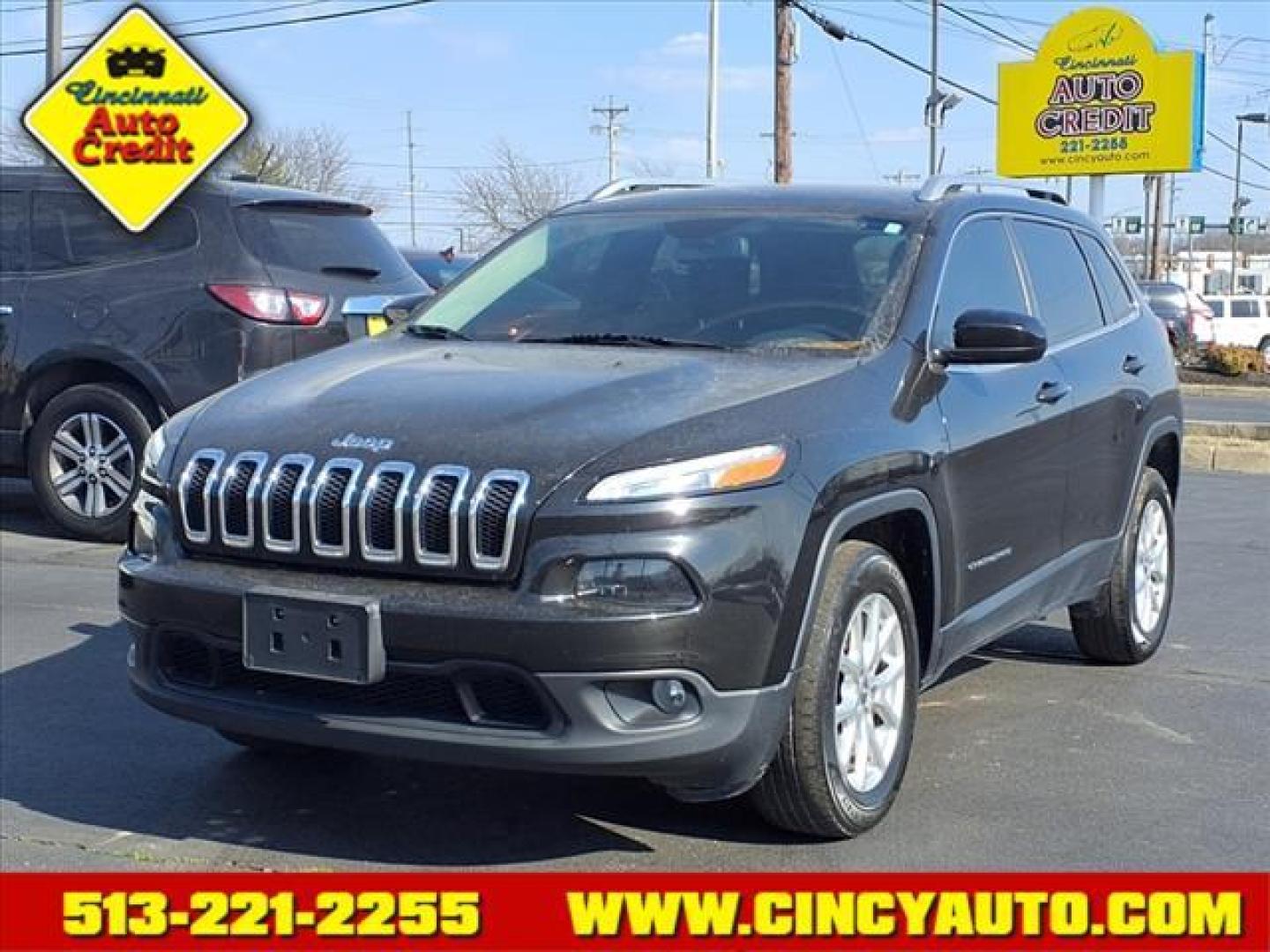 2016 Brilliant Black Crystal Pearl Coat Pxr Jeep Cherokee Latitude (1C4PJMCB6GW) with an 2.4L 2.4L I4 180hp 171ft. lbs. Sequential Multiport Fuel Injection engine, 4WD 9-Speed Shiftable Automatic transmission, located at 5489 Dixie Highway, Fairfield, OH, 45014, (513) 221-2255, 39.333084, -84.523834 - Photo#0