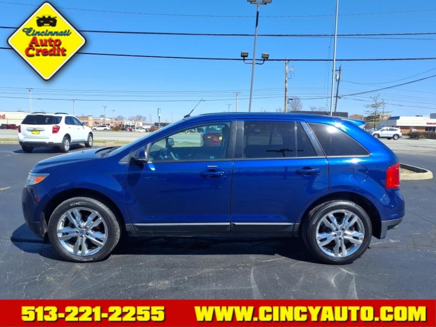 2014 Deep Impact Blue Metallic J4 Ford Edge SEL (2FMDK3JC3EB) with an 3.5L 3.5L V6 285hp 253ft. lbs. Sequential Multiport Fuel Injection engine, 6-Speed Shiftable Automatic transmission, located at 5489 Dixie Highway, Fairfield, OH, 45014, (513) 221-2255, 39.333084, -84.523834 - Photo#1