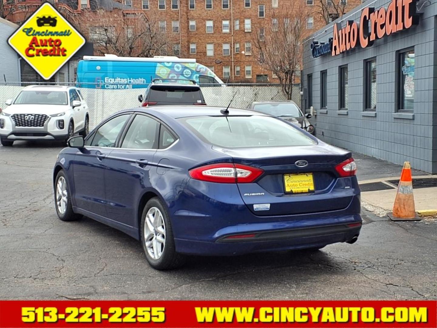 2016 Deep Impact Blue J4 Ford Fusion SE (1FA6P0H71G5) with an 2.5L 2.5L I4 175hp 175ft. lbs. Sequential Multiport Fuel Injection engine, 6-Speed Shiftable Automatic transmission, located at 2813 Gilbert Avenue, Cincinnati, OH, 45206, (513) 221-2255, 39.130219, -84.489189 - Photo#2