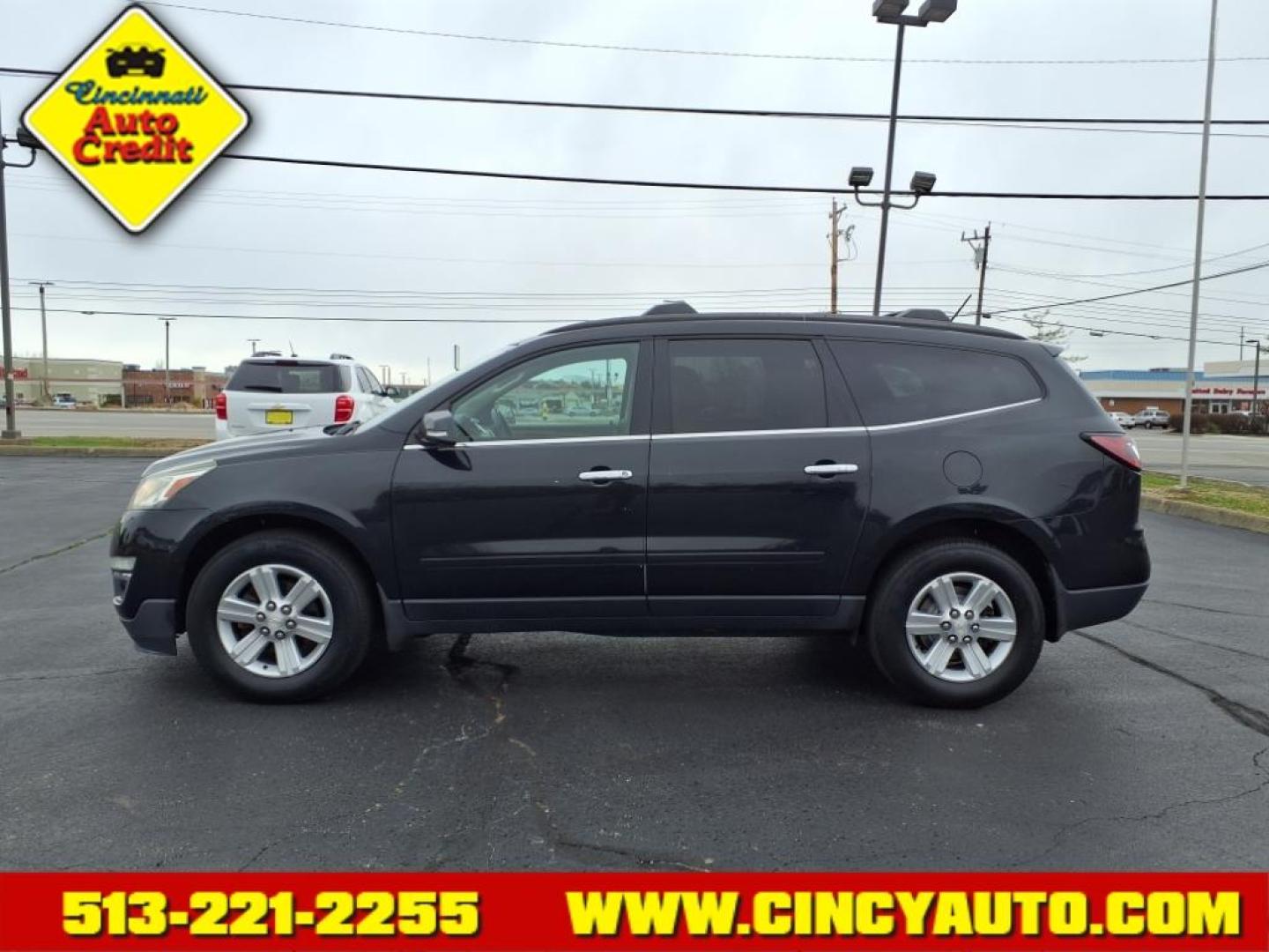 2014 Black Granite Metallic 58u Chevrolet Traverse LT (1GNKVHKD7EJ) with an 3.6L 3.6L V6 281hp 266ft. lbs. Direct Injection engine, 6-Speed Shiftable Automatic transmission, located at 5489 Dixie Highway, Fairfield, OH, 45014, (513) 221-2255, 39.333084, -84.523834 - Photo#1