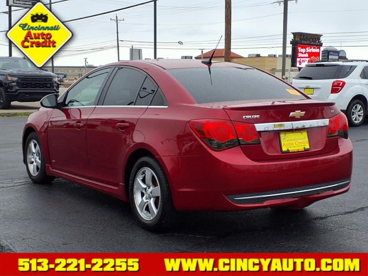 2014 Crystal Red Tintcoat Gbe Chevrolet Cruze 1LT Auto (1G1PC5SB9E7) with an 1.4L Ecotec 1.4L Turbo I4 138hp 148ft. lbs. Sequential Multiport Fuel Injection engine, 6-Speed Shiftable Automatic transmission, located at 5489 Dixie Highway, Fairfield, OH, 45014, (513) 221-2255, 39.333084, -84.523834 - Photo#2