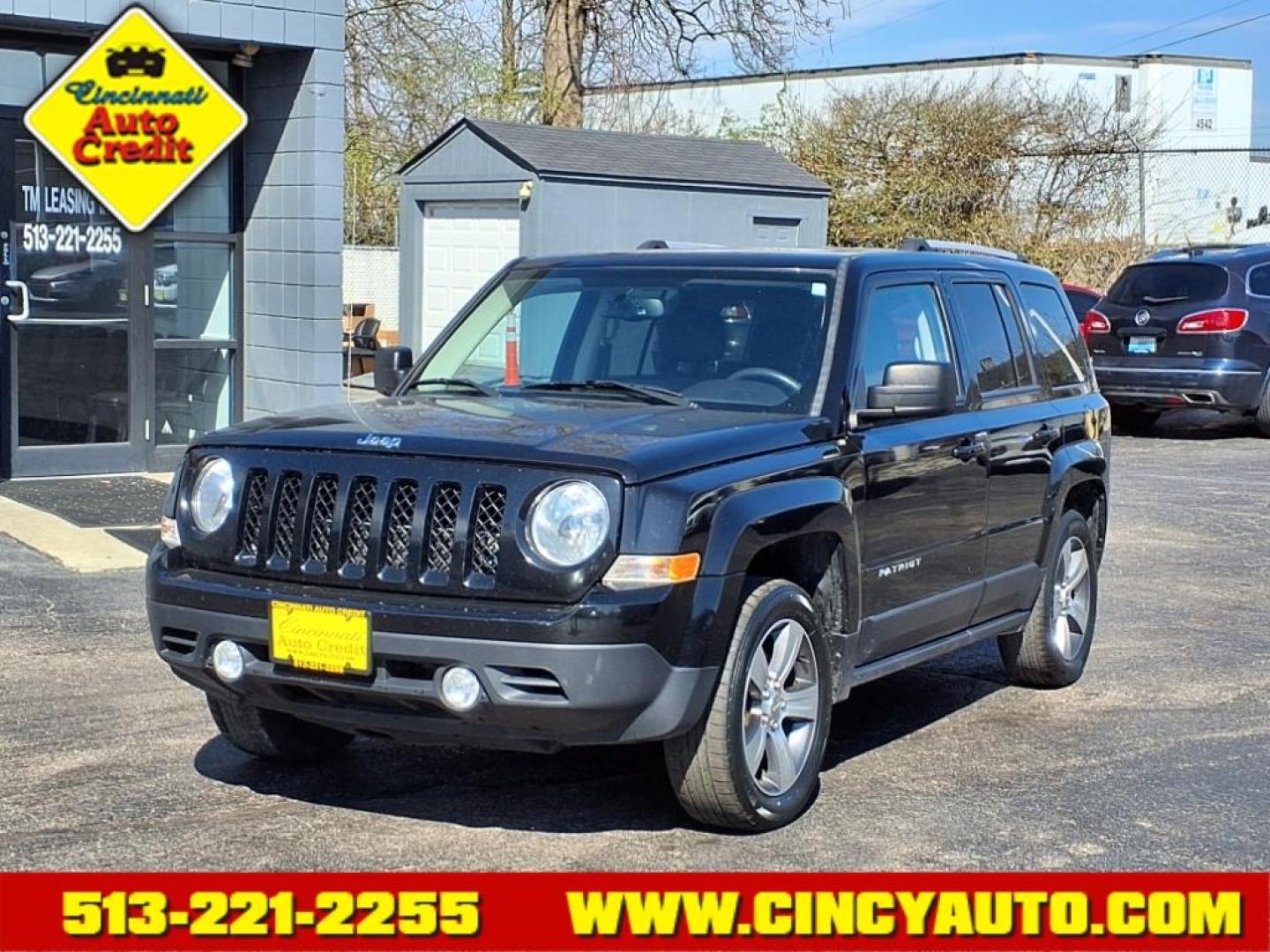 2017 Black Clear Coat Px8 Jeep Patriot High Altitude (1C4NJPFA8HD) with an 2.0L 2.0L I4 158hp 141ft. lbs. Sequential Multiport Fuel Injection engine, CVT transmission, located at 2813 Gilbert Avenue, Cincinnati, OH, 45206, (513) 221-2255, 39.130219, -84.489189 - Photo#0
