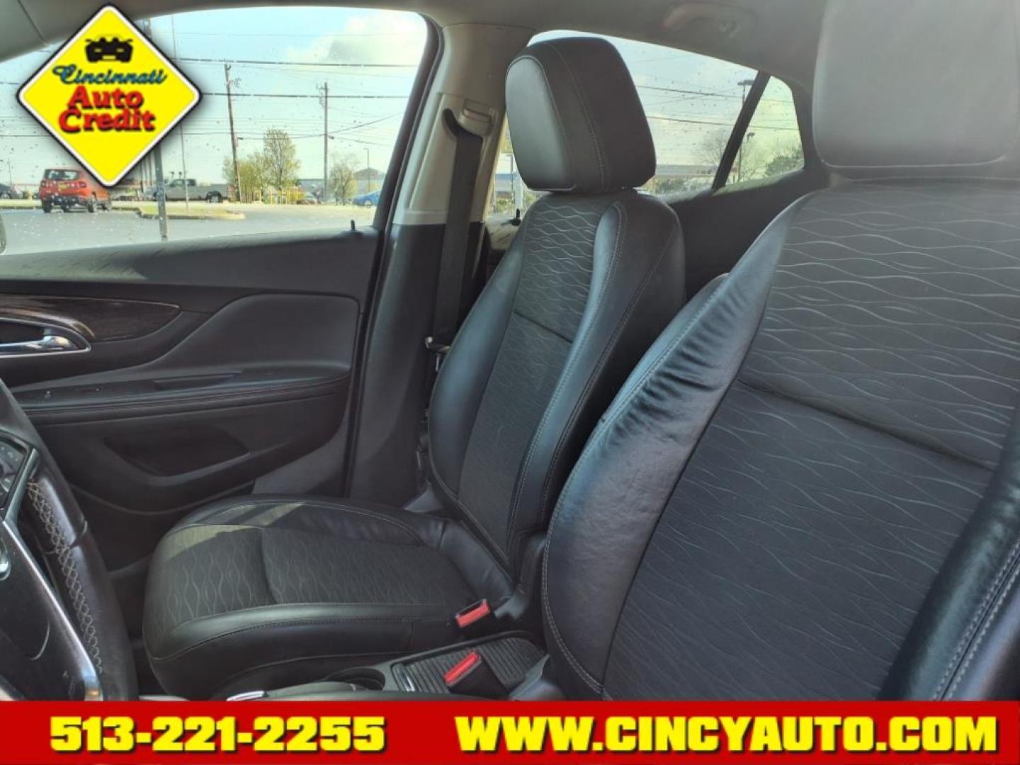 2016 Summit White/Dark Argent Metallic Gaz/Bt3 Buick Encore Convenience (KL4CJBSB0GB) with an 1.4L Ecotec 1.4L Turbo I4 138hp 148ft. lbs. Sequential Multiport Fuel Injection engine, 6-Speed Automatic w/Driver Shift Control transmission, located at 5489 Dixie Highway, Fairfield, OH, 45014, (513) 221-2255, 39.333084, -84.523834 - Photo#5