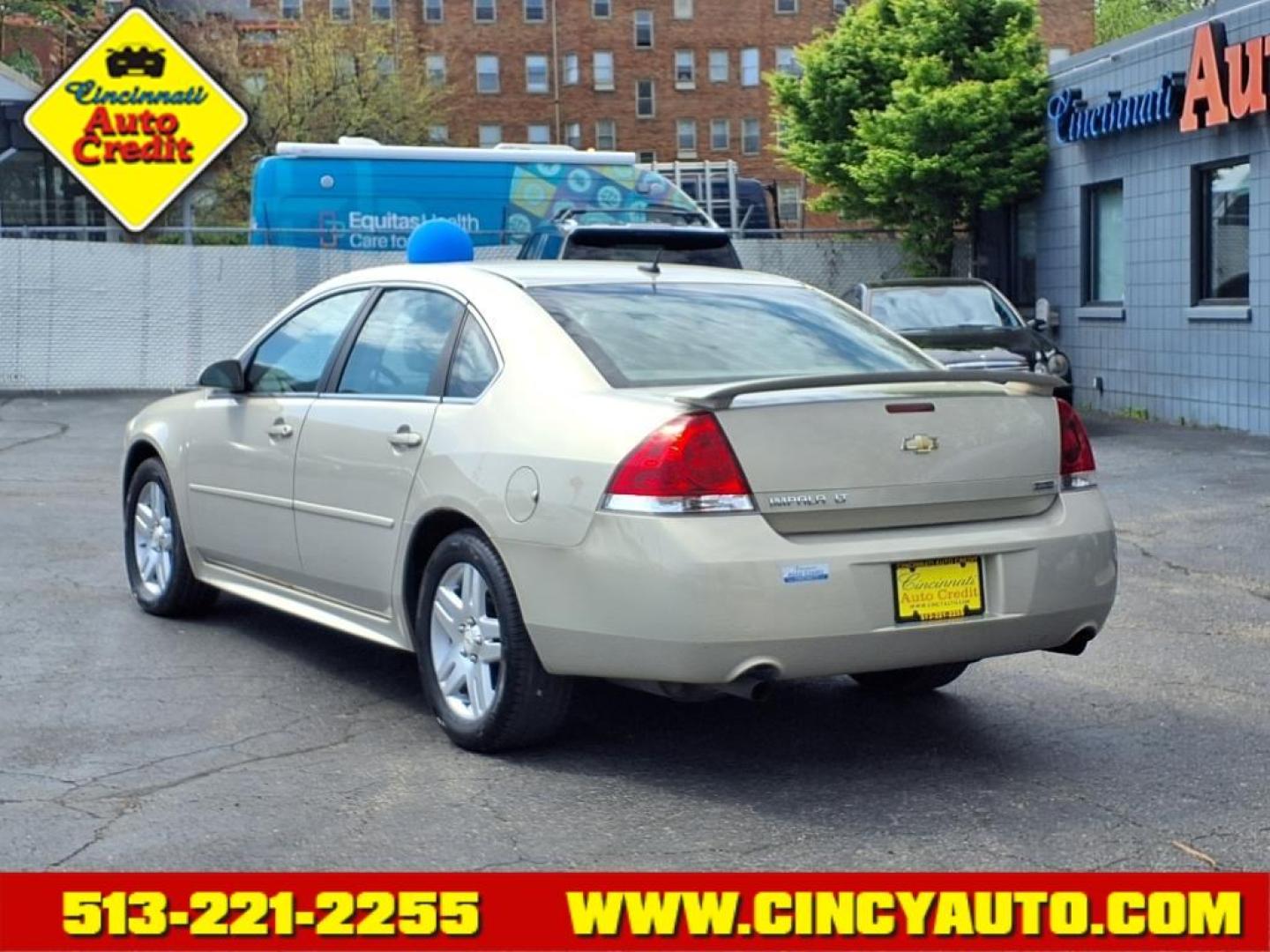 2012 Gold Mist Metallic 51u Chevrolet Impala LT Fleet (2G1WG5E31C1) with an 3.6L 3.6L Flex Fuel V6 300hp 262ft. lbs. Direct Injection engine, 6-Speed Shiftable Automatic w/Overdrive transmission, located at 2813 Gilbert Avenue, Cincinnati, OH, 45206, (513) 221-2255, 39.130219, -84.489189 - Photo#2