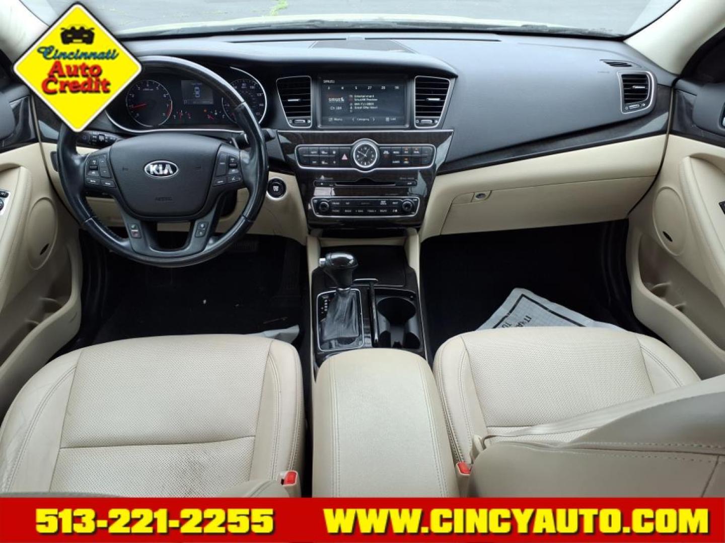 2014 Aurora Black Abp Kia Cadenza Premium (KNALN4D70E5) with an 3.3L 3.3L V6 293hp 255ft. lbs. Direct Injection engine, 6-Speed Shiftable Automatic transmission, located at 5489 Dixie Highway, Fairfield, OH, 45014, (513) 221-2255, 39.333084, -84.523834 - Photo#3