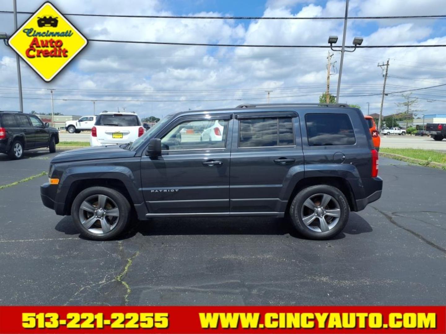 2015 Granite Crystal Metallic Clear Coat Jeep Patriot High Altitude Edition (1C4NJPFA0FD) with an 2.0L 2.0L I4 158hp 141ft. lbs. Sequential Multiport Fuel Injection engine, CVT transmission, located at 5489 Dixie Highway, Fairfield, OH, 45014, (513) 221-2255, 39.333084, -84.523834 - Photo#1