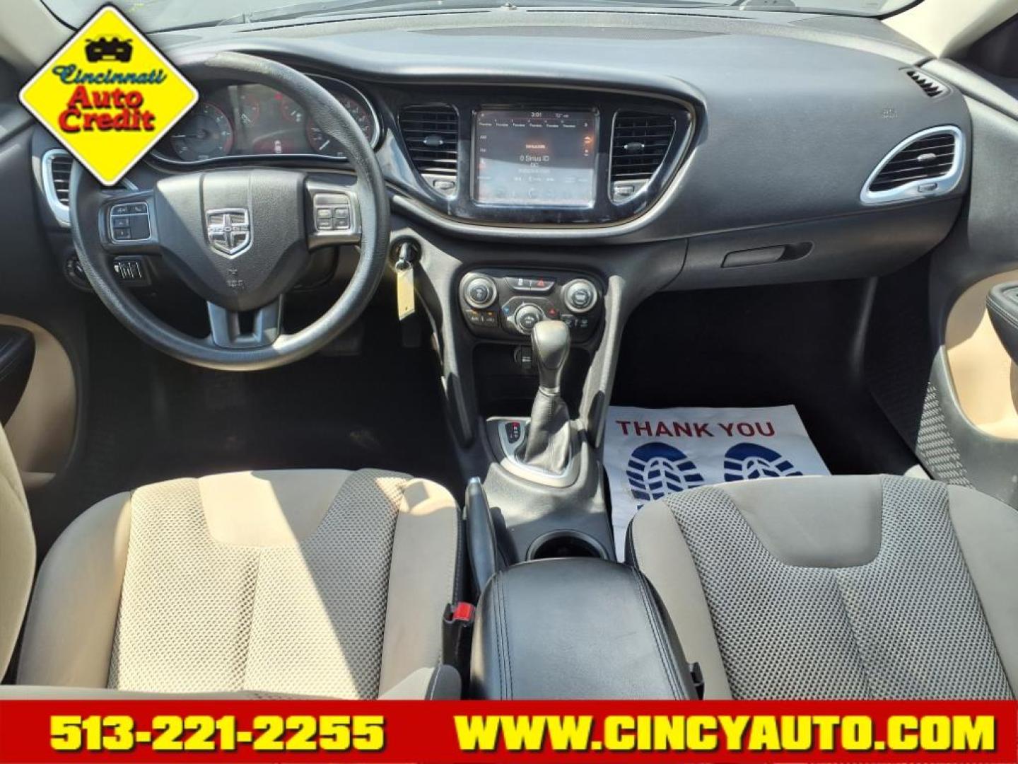 2014 Blue Streak Pearl Coat Dodge Dart SXT (1C3CDFBBXED) with an 2.4L Tigershark 2.4L I4 184hp 171ft. lbs. Sequential Multiport Fuel Injection engine, 6-Speed Shiftable Automatic transmission, located at 5489 Dixie Highway, Fairfield, OH, 45014, (513) 221-2255, 39.333084, -84.523834 - Photo#3