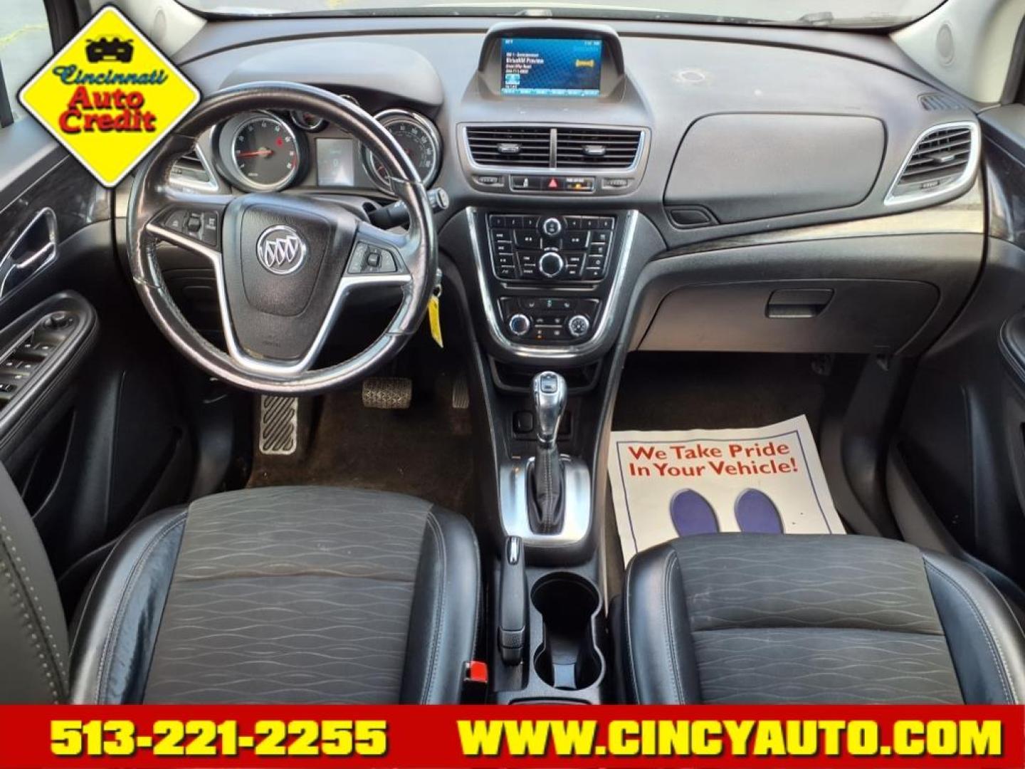 2016 River Rock Metallic/Dark Cocoa Ash Buick Encore Base (KL4CJESB0GB) with an 1.4L Ecotec 1.4L Turbo I4 138hp 148ft. lbs. Sequential Multiport Fuel Injection engine, 6-Speed Automatic w/Driver Shift Control transmission, located at 5489 Dixie Highway, Fairfield, OH, 45014, (513) 221-2255, 39.333084, -84.523834 - Photo#4