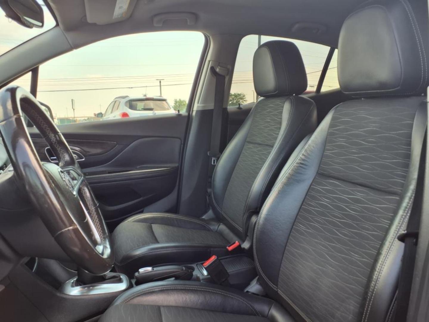 2016 River Rock Metallic/Dark Cocoa Ash Buick Encore Base (KL4CJESB0GB) with an 1.4L Ecotec 1.4L Turbo I4 138hp 148ft. lbs. Sequential Multiport Fuel Injection engine, 6-Speed Automatic w/Driver Shift Control transmission, located at 5489 Dixie Highway, Fairfield, OH, 45014, (513) 221-2255, 39.333084, -84.523834 - Photo#6