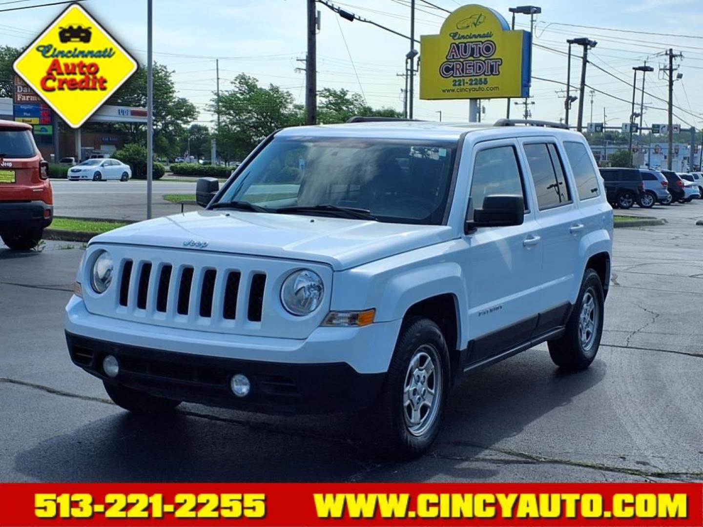 2016 Bright White Clear Coat Jeep Patriot Sport (1C4NJPBA1GD) with an 2.0L 2.0L I4 158hp 141ft. lbs. Sequential Multiport Fuel Injection engine, 6-Speed Shiftable Automatic transmission, located at 5489 Dixie Highway, Fairfield, OH, 45014, (513) 221-2255, 39.333084, -84.523834 - Photo#0