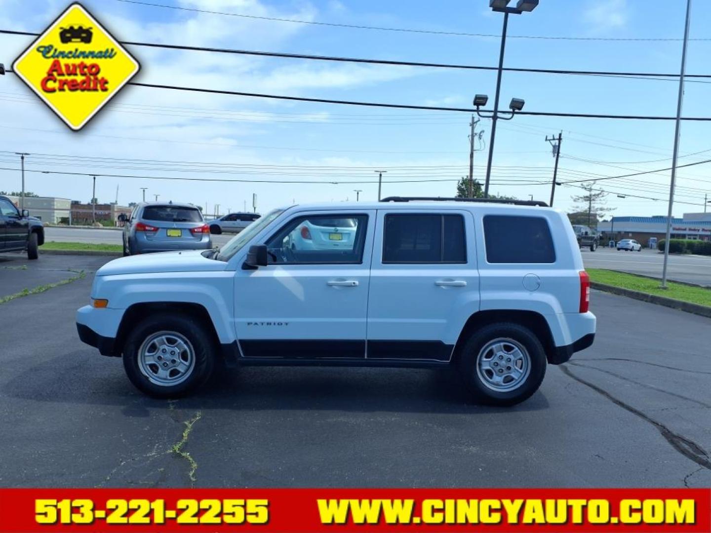 2016 Bright White Clear Coat Jeep Patriot Sport (1C4NJPBA1GD) with an 2.0L 2.0L I4 158hp 141ft. lbs. Sequential Multiport Fuel Injection engine, 6-Speed Shiftable Automatic transmission, located at 5489 Dixie Highway, Fairfield, OH, 45014, (513) 221-2255, 39.333084, -84.523834 - Photo#1