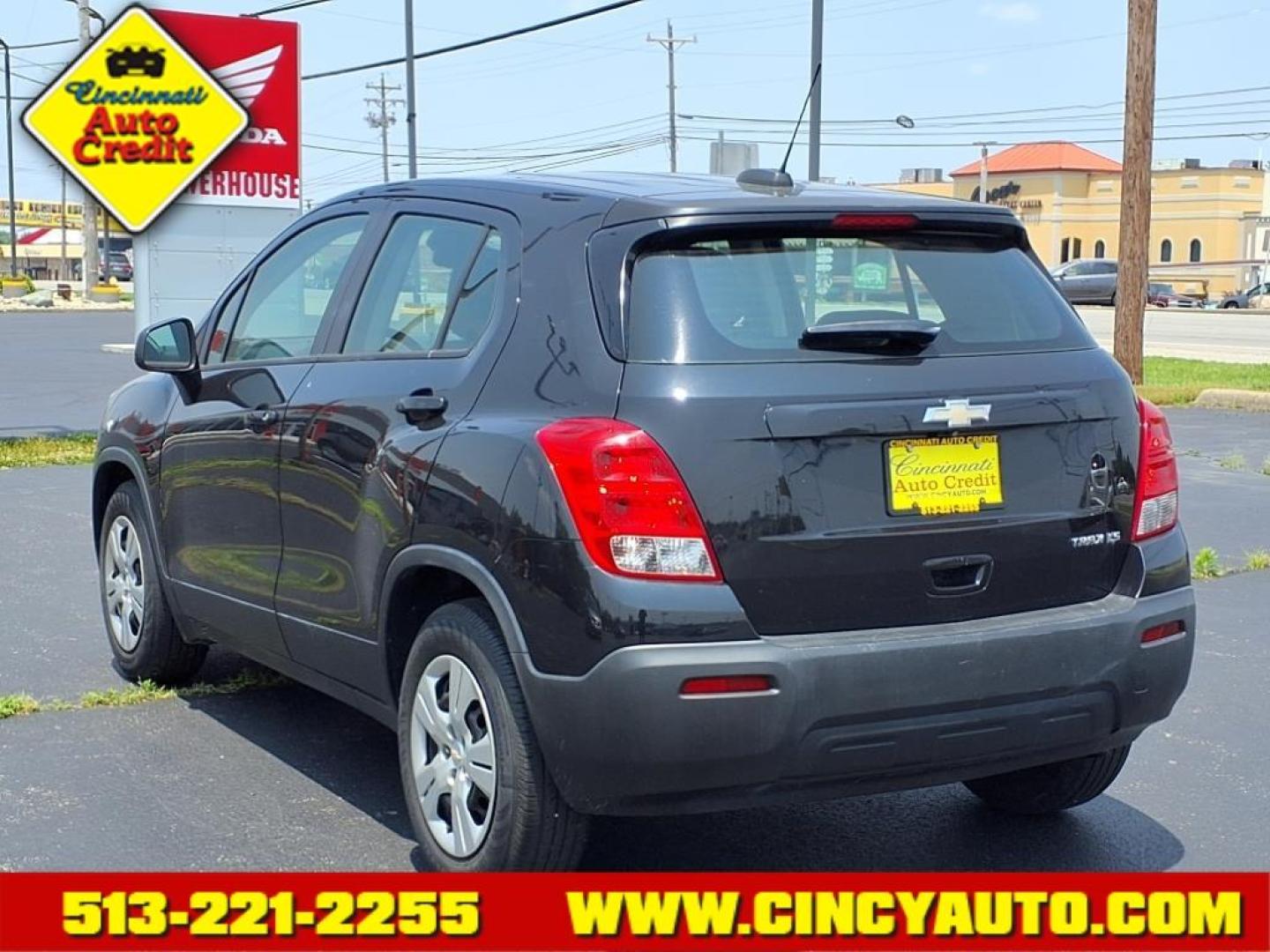 2015 Black Granite Metallic Chevrolet Trax LS (KL7CJKSB6FB) with an 1.4L Ecotec 1.4L Turbo I4 138hp 148ft. lbs. Sequential Multiport Fuel Injection engine, 6-Speed Automatic transmission, located at 5489 Dixie Highway, Fairfield, OH, 45014, (513) 221-2255, 39.333084, -84.523834 - Photo#2