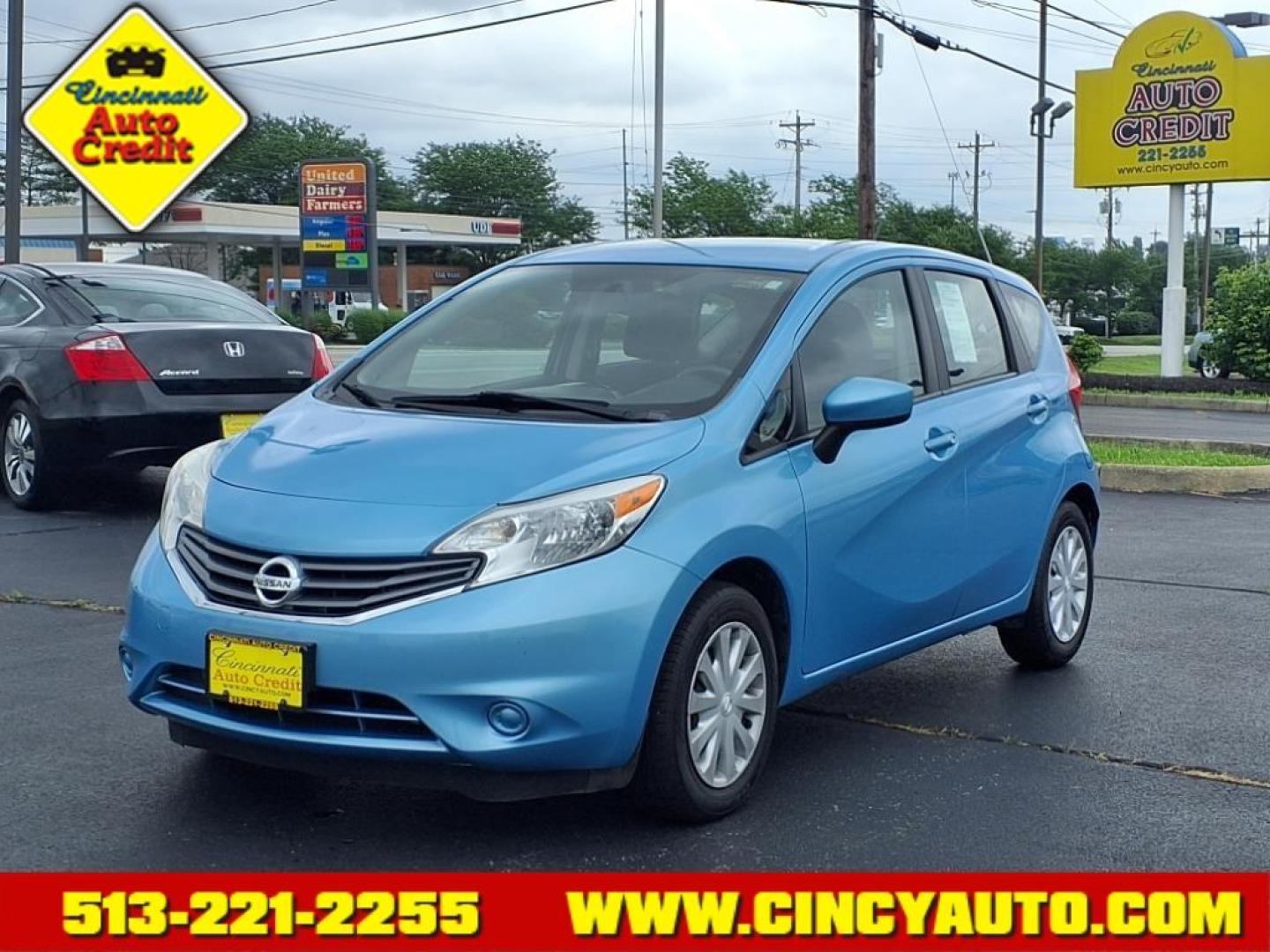 2015 Morningsky Blue Nissan Versa Note SV (3N1CE2CP2FL) with an 1.6L 1.6L I4 109hp 107ft. lbs. Sequential Multiport Fuel Injection engine, CVT transmission, located at 5489 Dixie Highway, Fairfield, OH, 45014, (513) 221-2255, 39.333084, -84.523834 - Photo#0