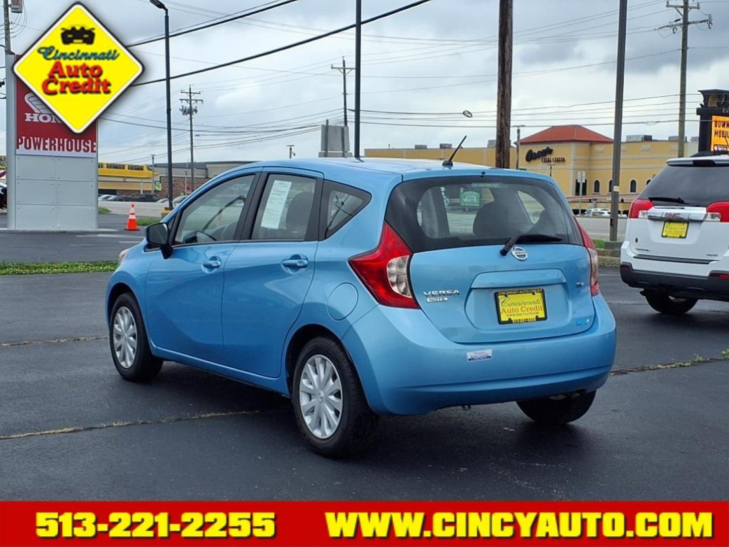 2015 Morningsky Blue Nissan Versa Note SV (3N1CE2CP2FL) with an 1.6L 1.6L I4 109hp 107ft. lbs. Sequential Multiport Fuel Injection engine, CVT transmission, located at 5489 Dixie Highway, Fairfield, OH, 45014, (513) 221-2255, 39.333084, -84.523834 - Photo#2