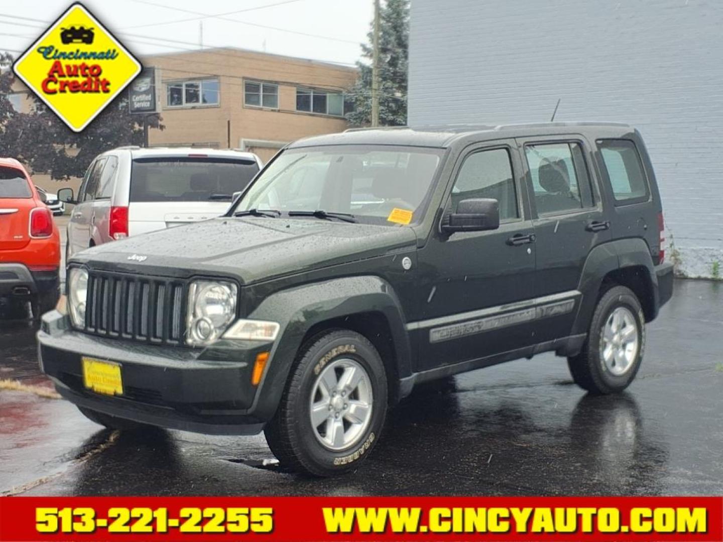 2011 Natural Green Pearl Coat Jeep Liberty Sport (1J4PN2GK0BW) with an 3.7L 3.7L V6 210hp 235ft. lbs. Sequential Multiport Fuel Injection engine, 4-Speed Automatic transmission, located at 2813 Gilbert Avenue, Cincinnati, OH, 45206, (513) 221-2255, 39.130219, -84.489189 - Photo#0